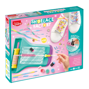Cipőfűző díszítő készlet, MAPED CREATIV "Shoelace Factory"
